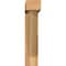Ekena Millwork Traditional Block Rough Sawn Bracket w/ Offset Brace, Western Red Cedar, 6"W x 28"D x 28"H BKT0604X28X28TRA05RWR - alternate 3